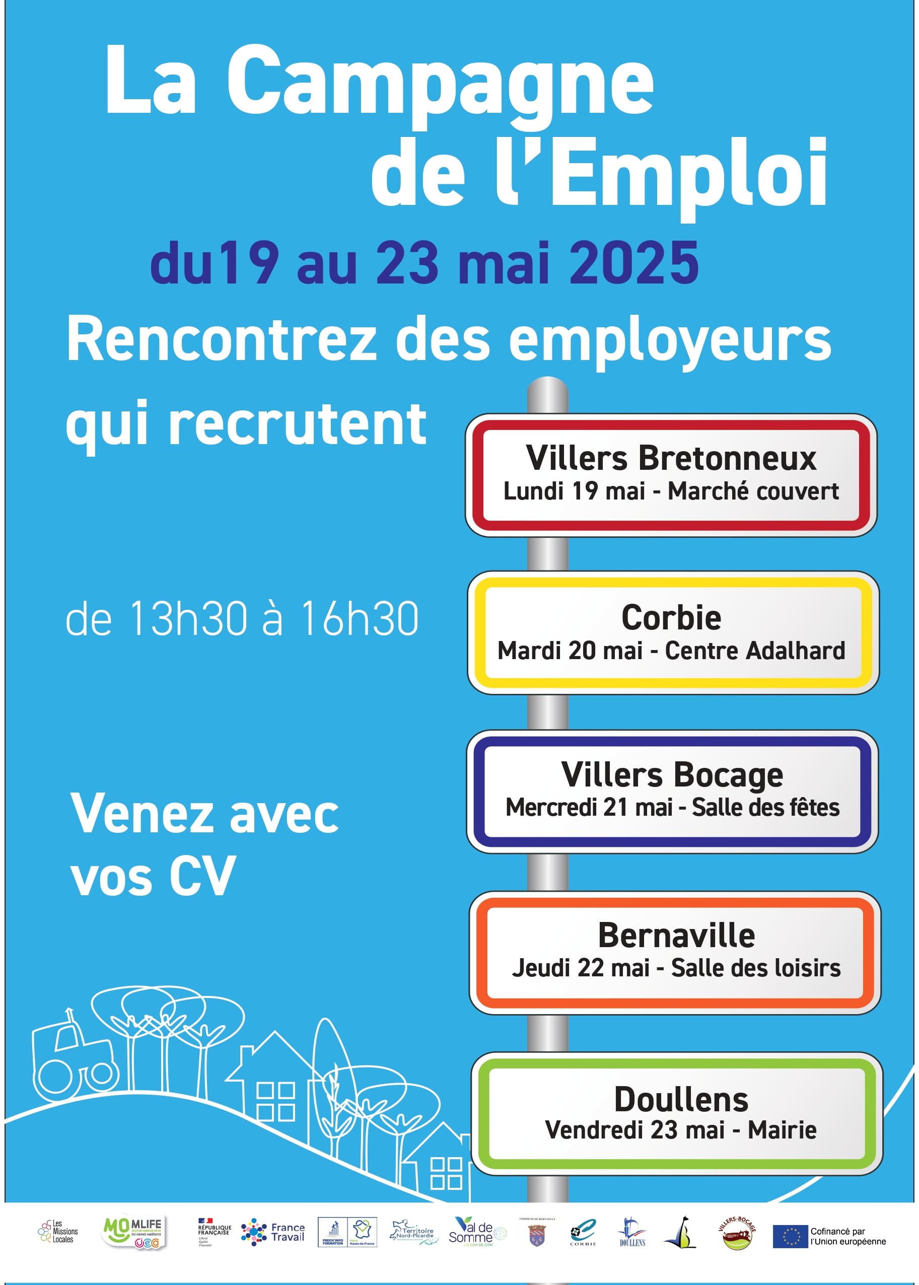 Affiche campagne de lemploi mai 2025 1