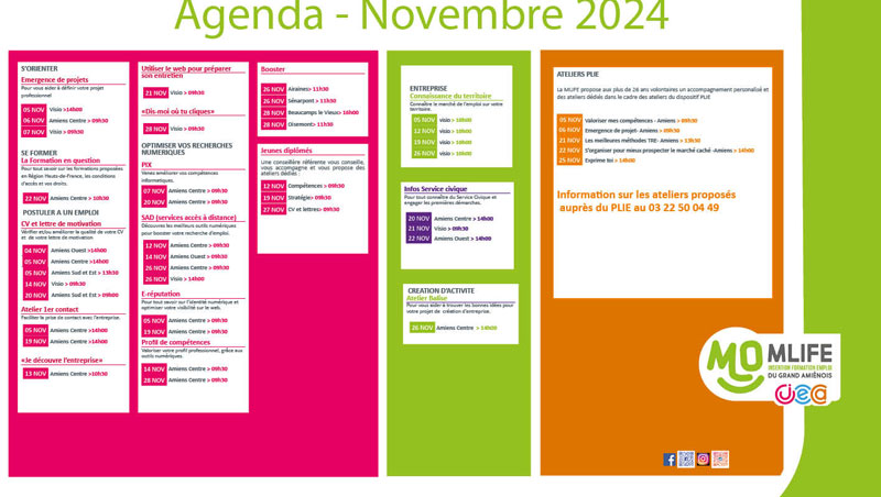 agenda novembre 24